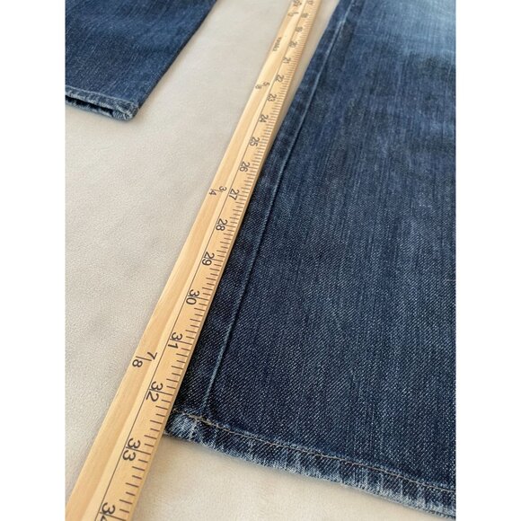 7 For All Mankind Edie Womens Y2K bootcut Jeans Size28 Actual 31W X 32.5L - Picture 6 of 11
